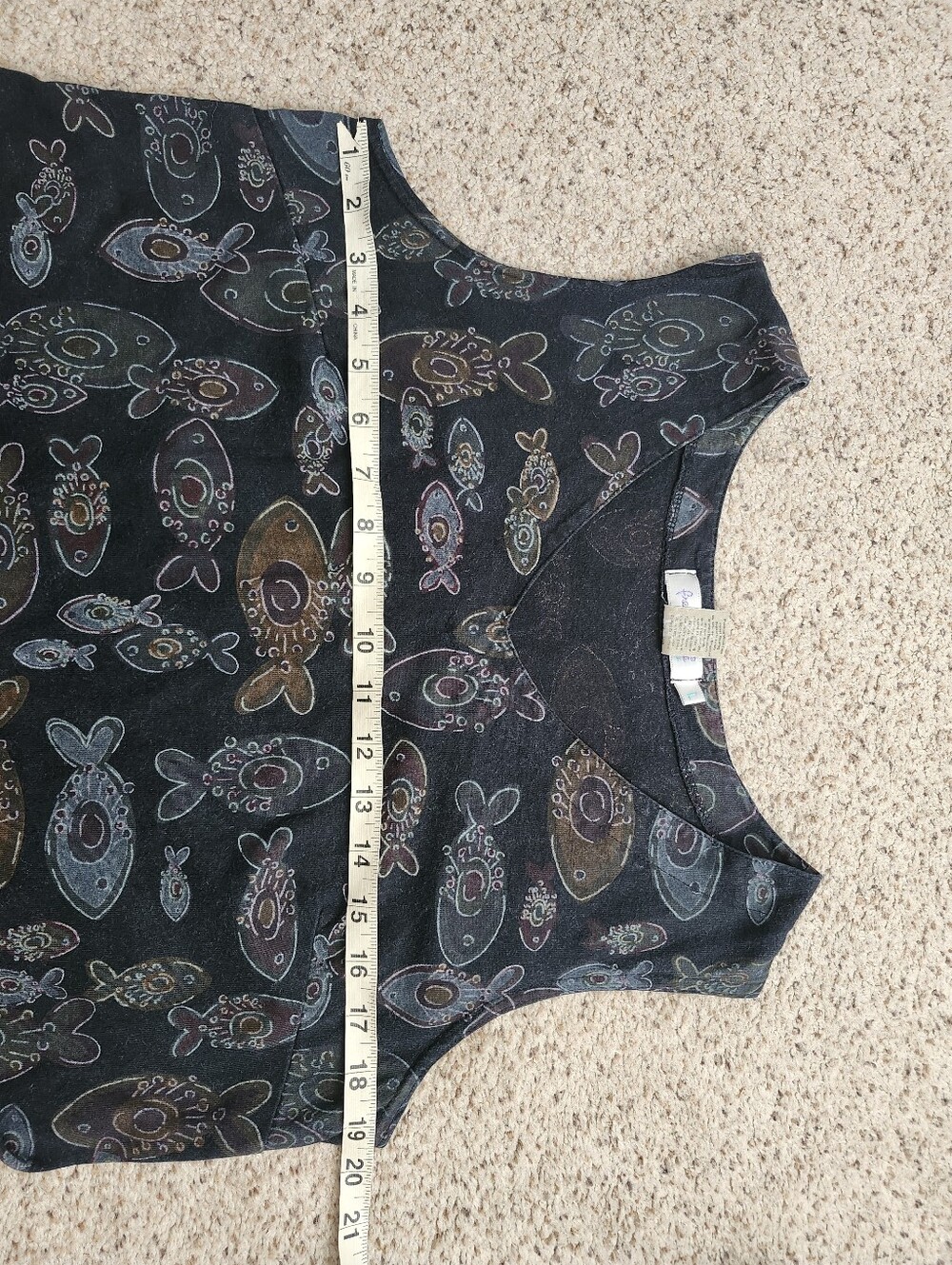 Fresh Produce Fish Printed Maxi Dress - Picture 10 of 10